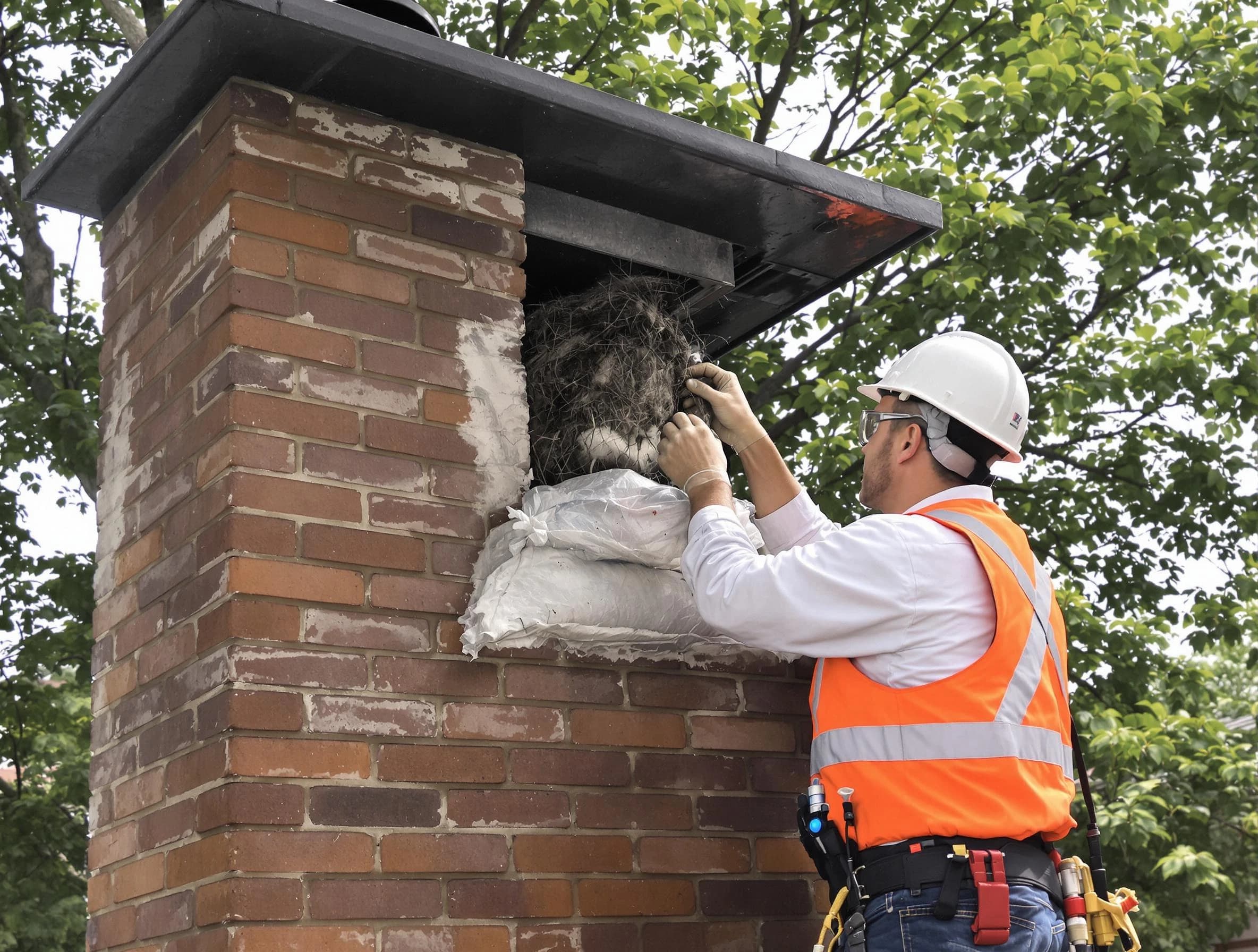 Humane removal of debris and animals by New River Chimney Sweep in New River, AZ