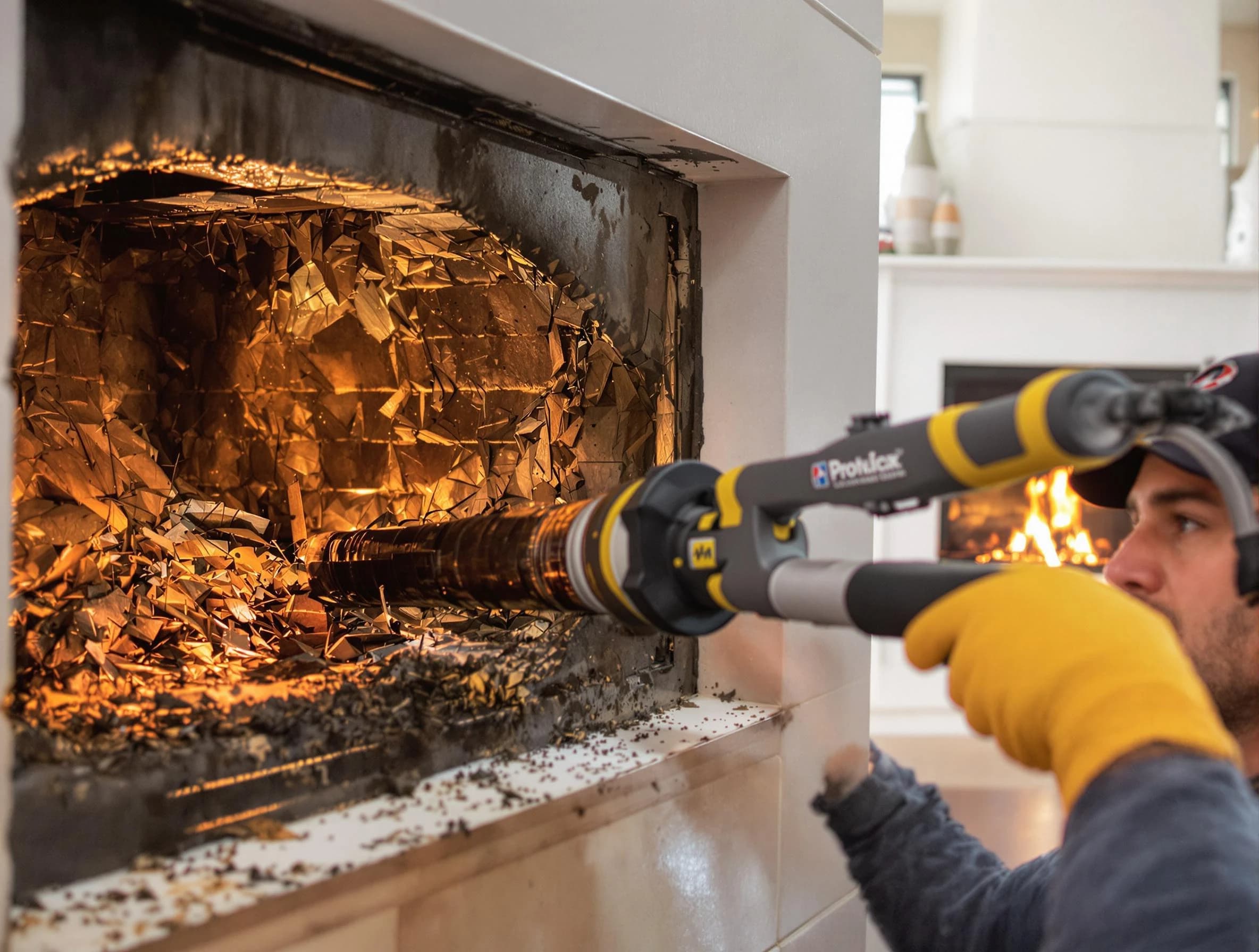 Professional chimney cleaning by New River Chimney Sweep in New River, AZ