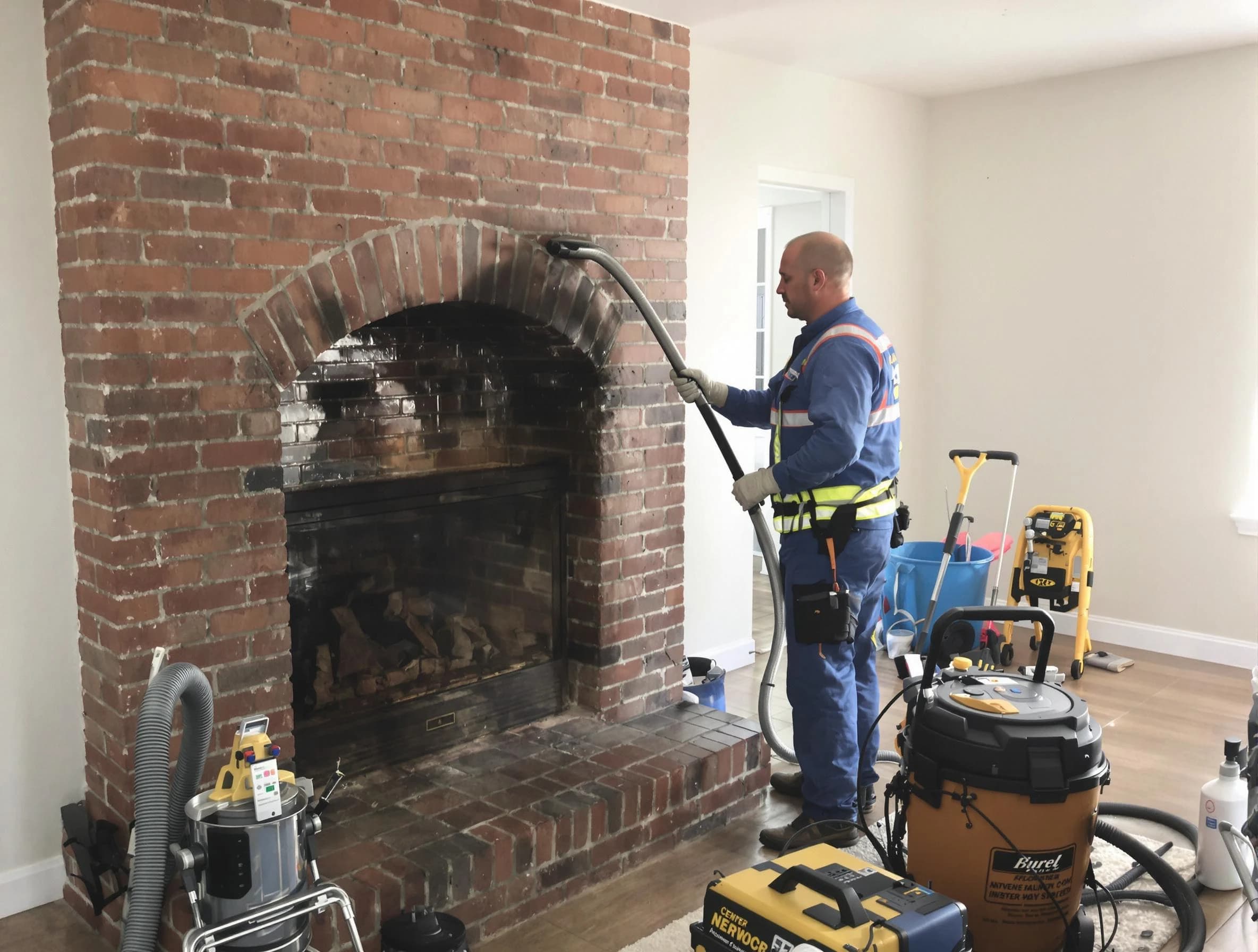 New River Chimney Sweep expert performing detailed chimney sweep in New River, AZ