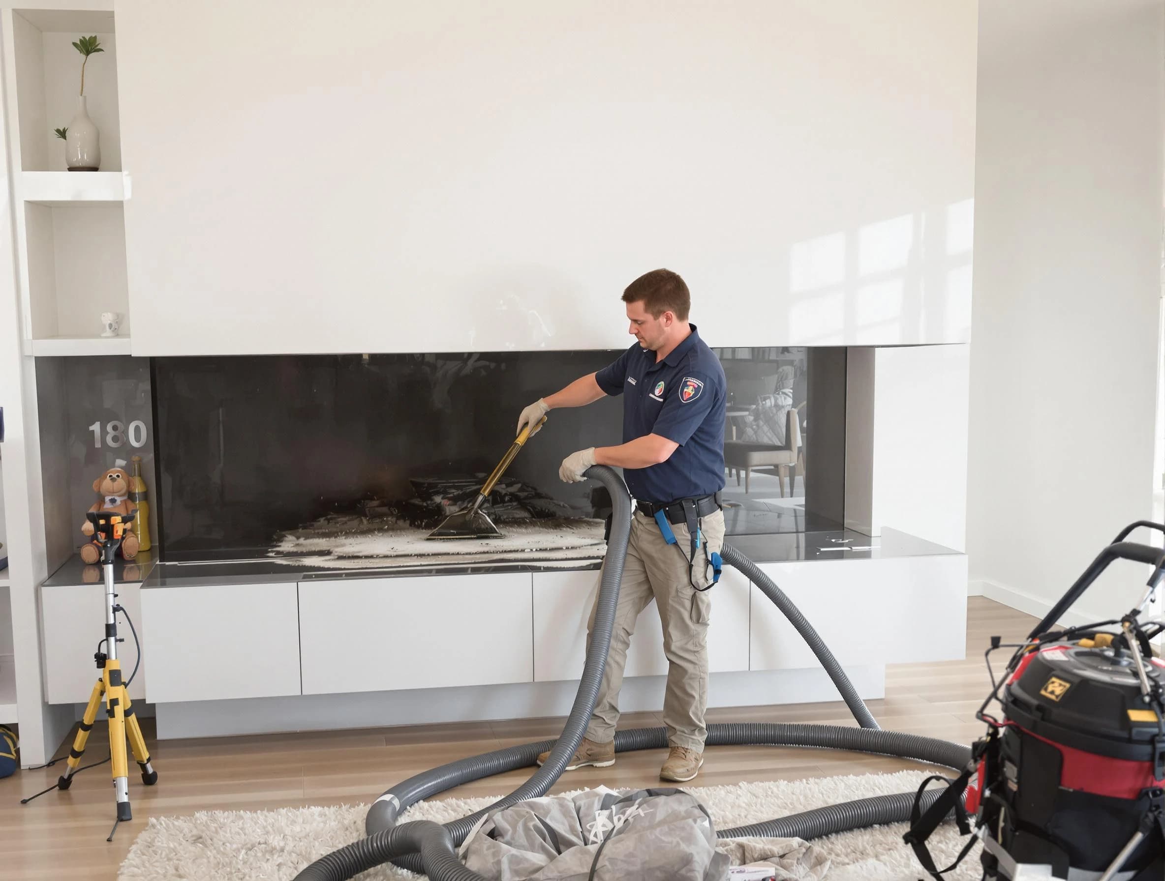 New River Chimney Sweep technician providing chimney sweeping services in New River, AZ