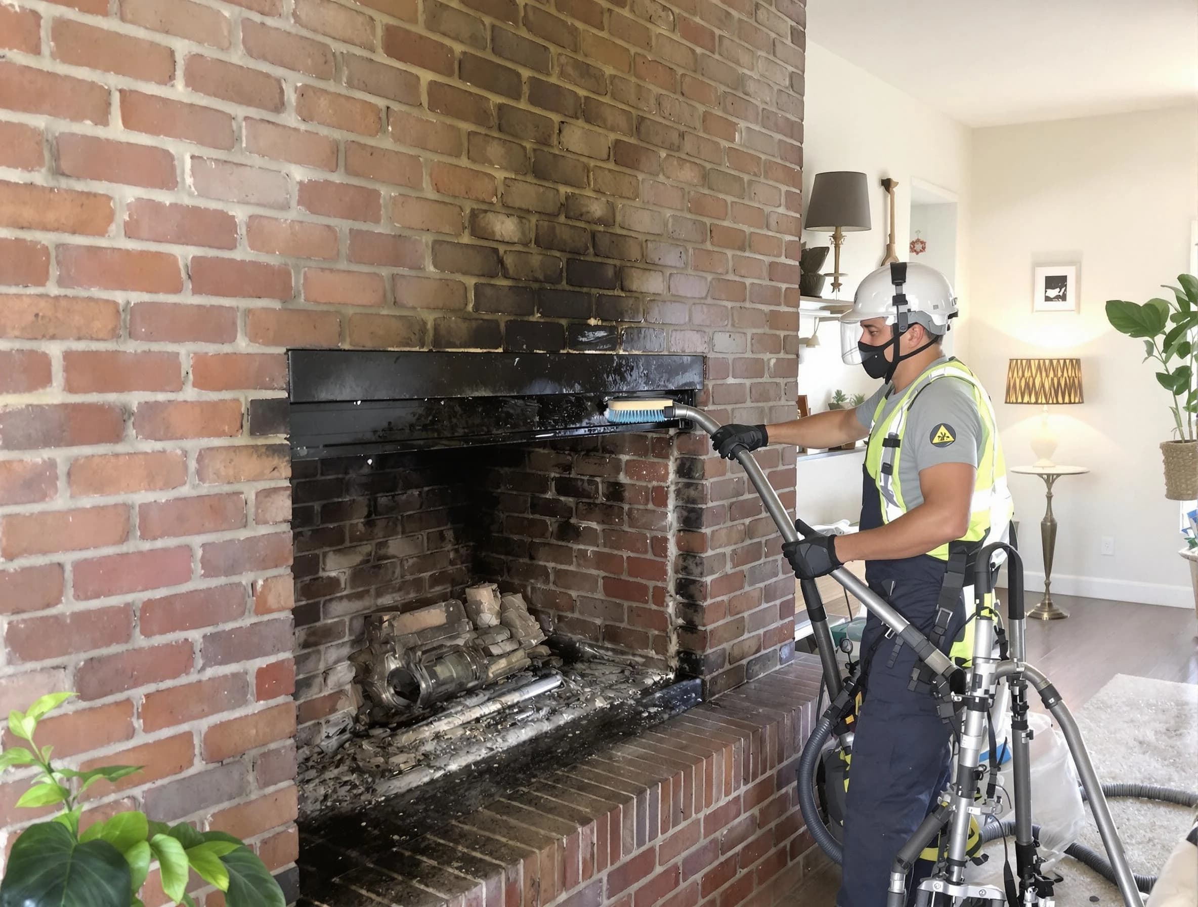 New River Chimney Sweep providing fireplace cleaning services in New River, AZ