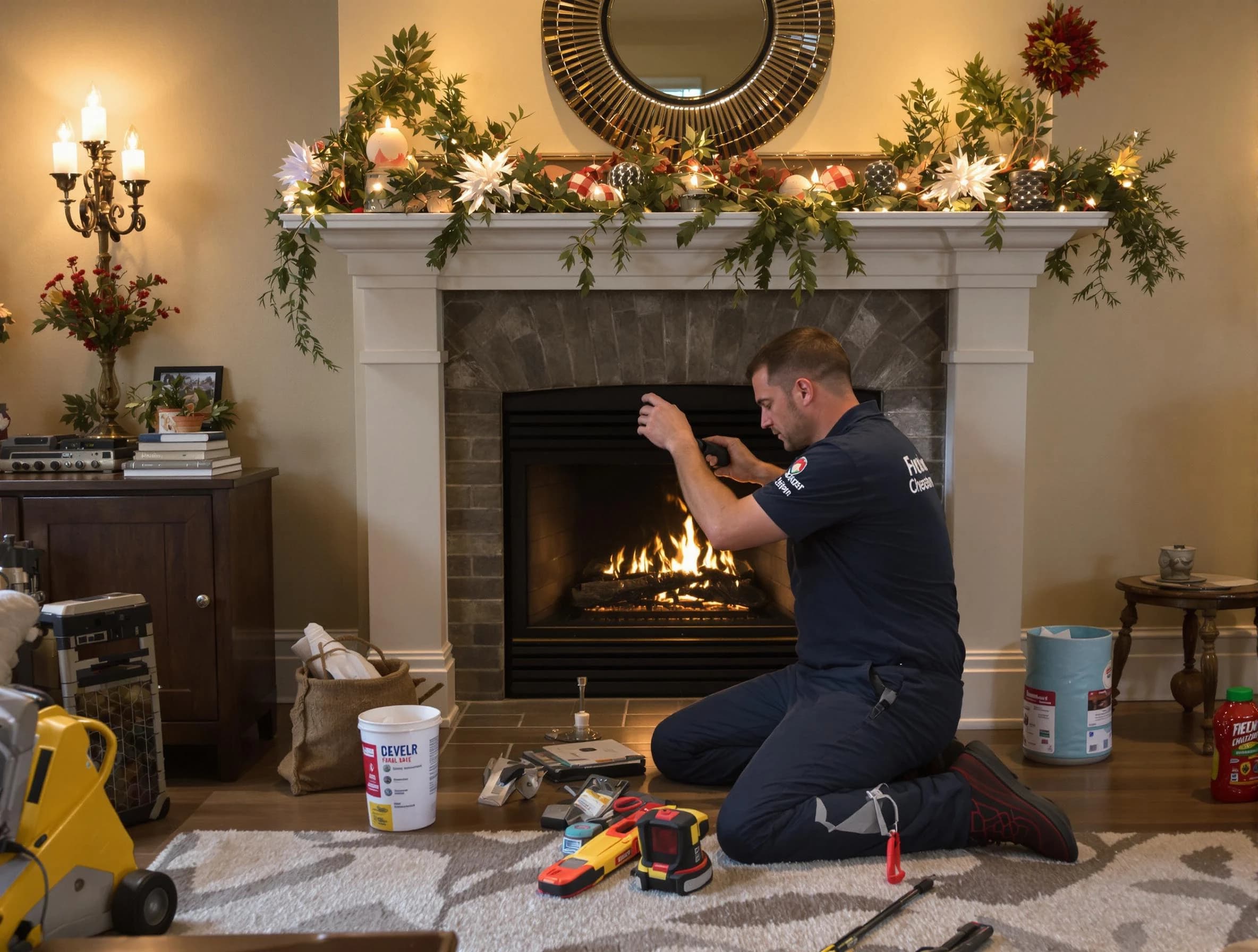 New River Chimney Sweep offering fireplace maintenance services in New River, AZ