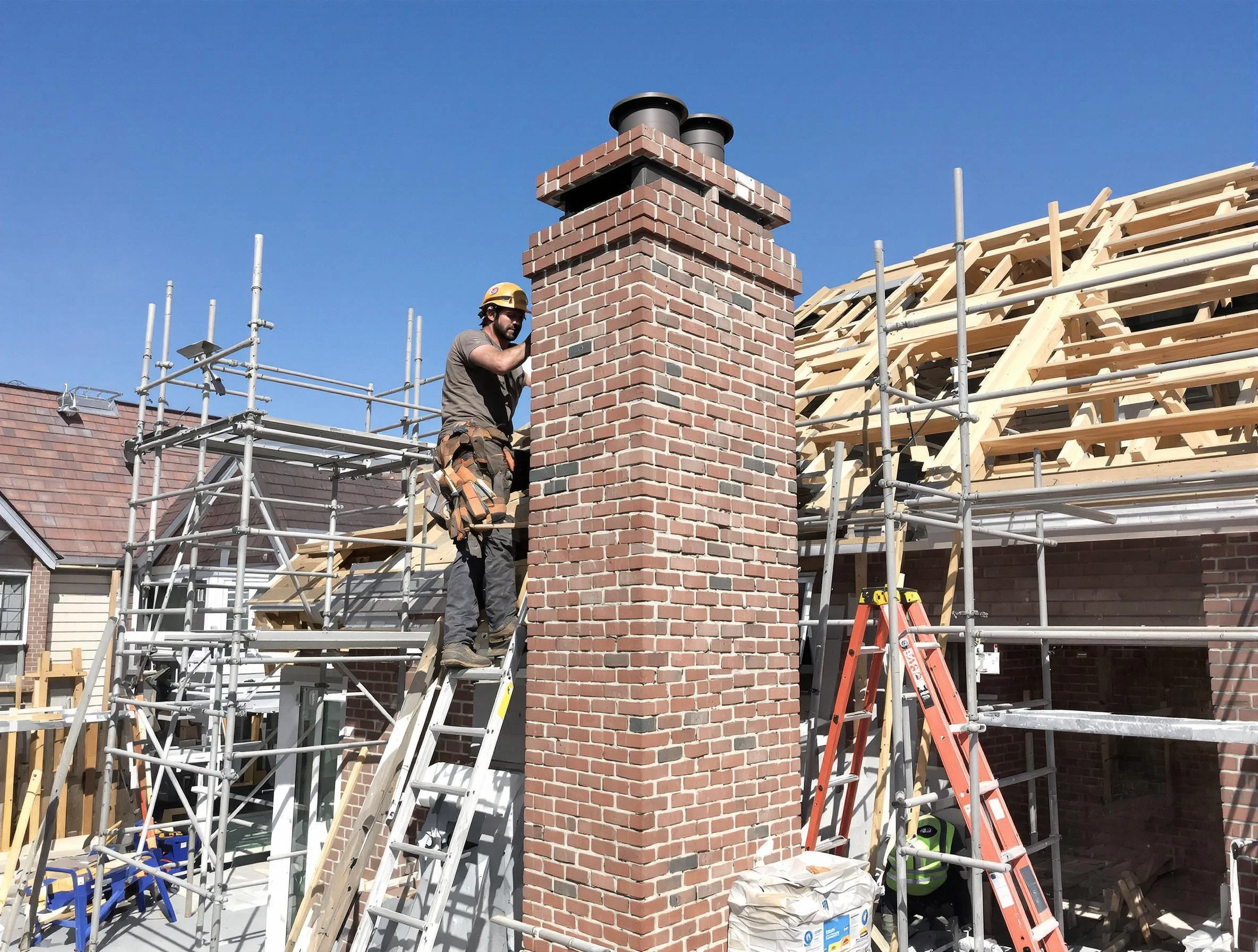 New chimney installation completed by New River Chimney Sweep in New River, AZ
