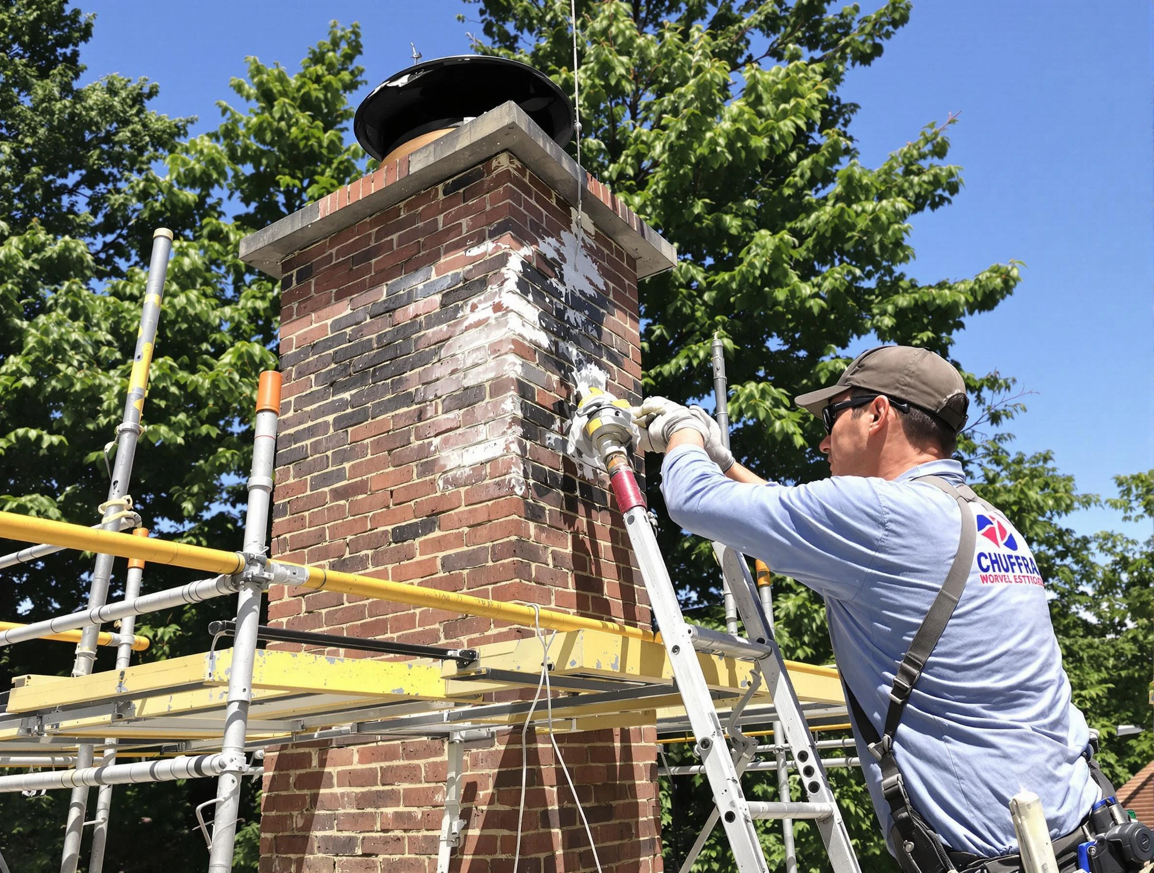 Structural chimney repair by New River Chimney Sweep in New River, AZ